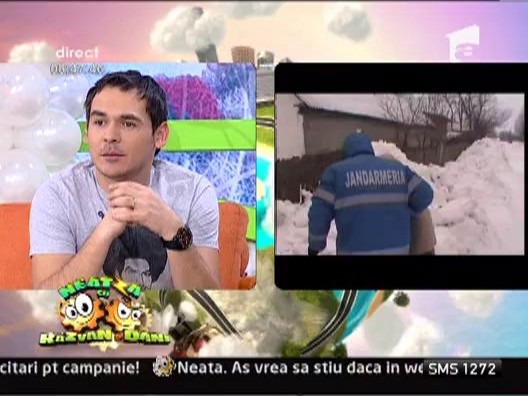 Oamenii din zonele sinistrate, ajutati de autoritati