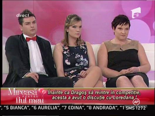 Loredana: "Dragos ar trebui sa fie mai sincer cu Alexandra"
