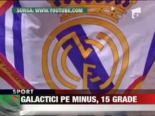 Real Madrid, astepata de 300 de fani la Moscova