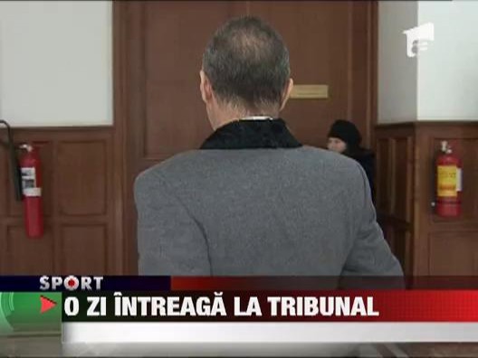 Gigi Becali a stat toata ziua la tribunal!