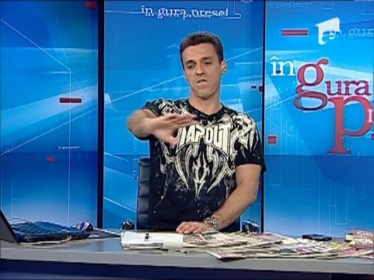Mircea Badea, martor al unui accident rutier