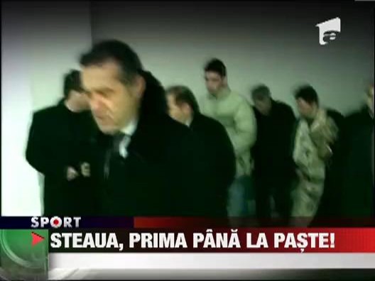 Gigi Becali vrea ca Steaua sa fie pe primul loc pana de Paste!