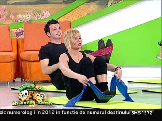 Exercitii de pilates cu Roxana Vancea