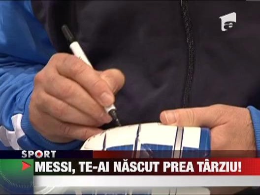A aparut tricoul cu chipu lui Hagi