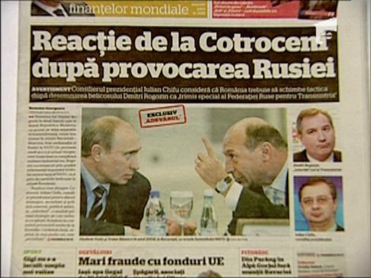 Reactia de la Cotroceni dupa provocarea Rusiei