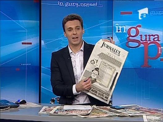 Mircea Badea: "Sunt fanul total al caricaturilor din Jurnalul National"
