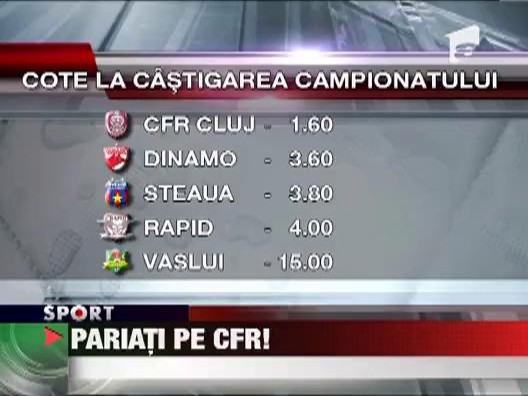 Pariati pe CFR