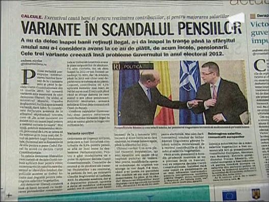 Taxarea pensiilor, greseala cu premeditare