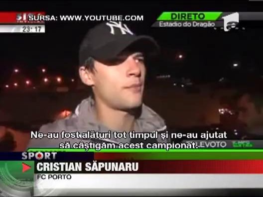 Sapunaru a luat al 10-lea trofeu cu Porto