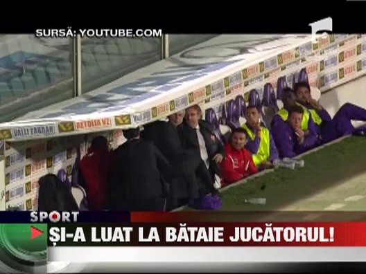 Un antrenor si-a luat la bataie propriul jucator