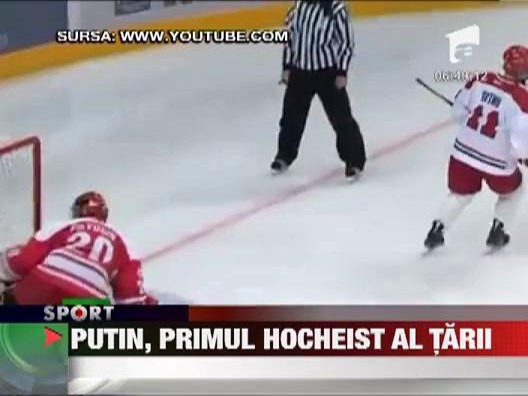 Vladimir Putin s-a apucat de hochei
