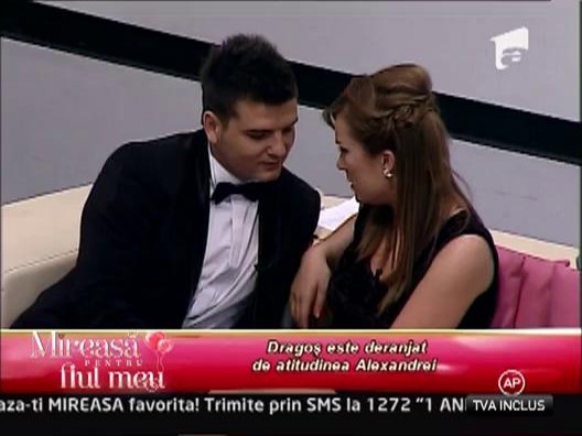 Alexandra s-a suparat pe Dragos pentru ca si-a uitat replicile