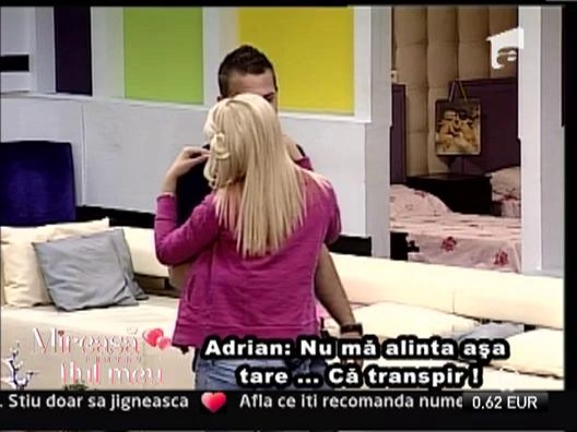 Adrian si Edina s-au tachinat