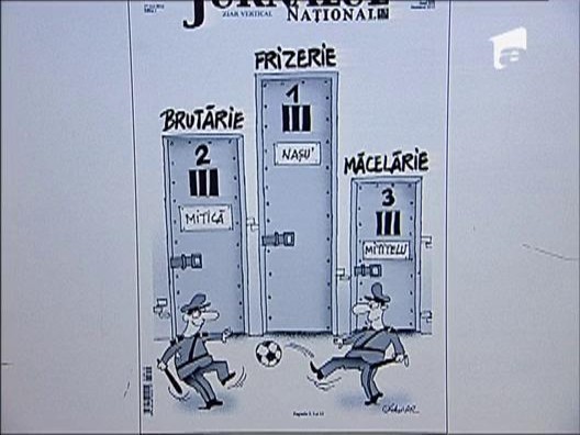 Caricatura cu Mitica, Nasu si Mititelu