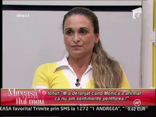 Ionut: "Am gresit cand i-am spus Monicai, in direct, ca ne-am despartit"