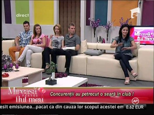 Concurentii au petrecut o sera in club