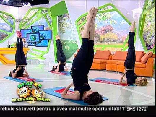 Exercitii pilates cu Roxana Vancea