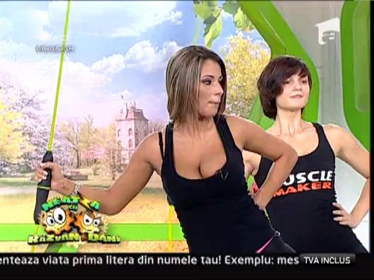 Exercitii de tonifiere cu Roxana Vancea