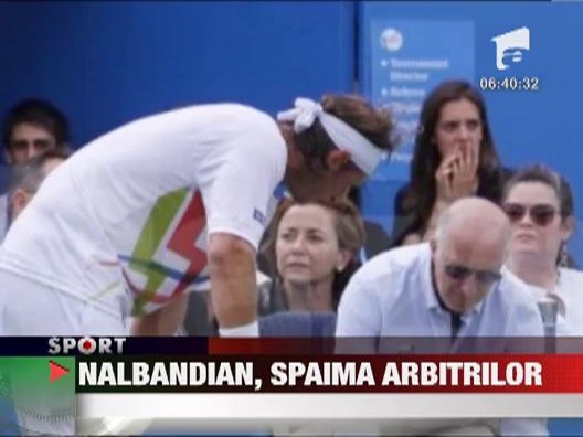 David Nalbandian, spaima arbitrilor