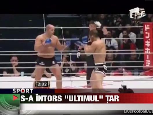 Show de zile mari la GSPTV! Colosul Fedor Emelianenko lupta impotriva lui Pedro Rizzo