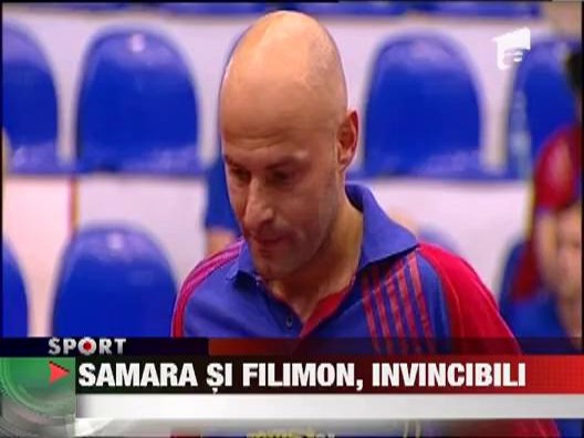 Elisabeta Samara si Andrei Filimon, de neinvins la Campionatul European de tenis de masa