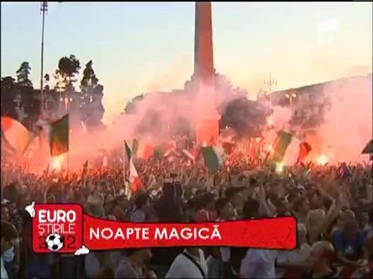 Noapte alba la Roma, Milano si Torino