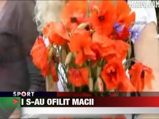 Xavi, asteptat cu un buchet de maci