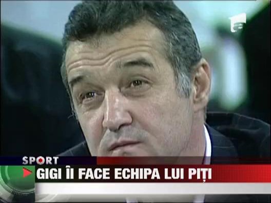 Gigi Becali ii face echipa lui Victor Piturca