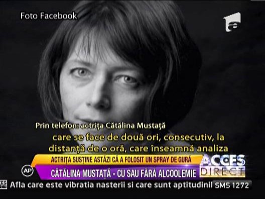 Catalina Mustata sustine ca nu a condus sub influenta alcoolului: "Am folosit spray de gura"