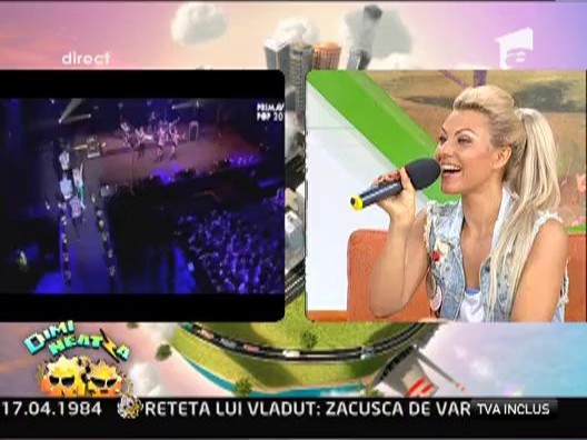 Amna,  show incendiar in Spania