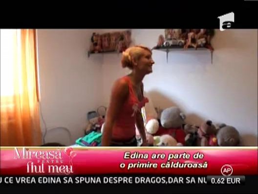 Edina a ajuns acasa!