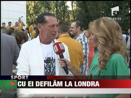 Delegatia romana care va participa la Olimpiada, prezentata intr-o ceremonie oficiala