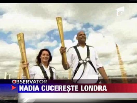Nadia Comaneci, "Zeita de la Montreal", poarta torta olimpica