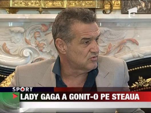 Lady Gaga a gonit-o pe Steaua