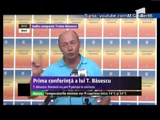 Melodie pamflet / Traian Basescu - Nu sunt roman