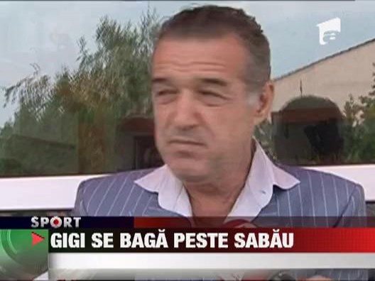 Gigi Becali ii face echipa si lui Sabau