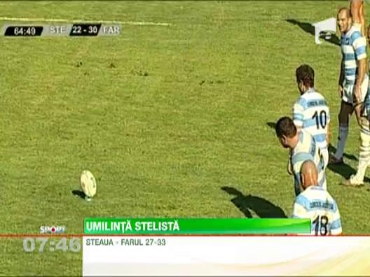 Rugby: Steaua - Farul 27-33