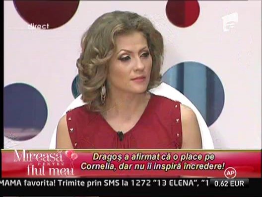 Cornelia: "Dragos m-a etichetat fara sa ma cunoasca"