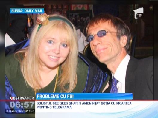 Robin Gibb, fostul membru al formatiei Bee Gees, ar fi platit un asasin sa-i omoare sotia