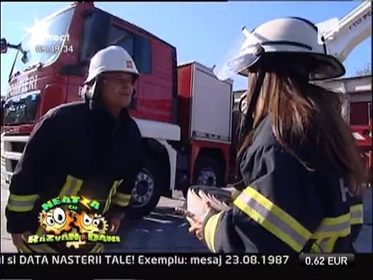Marian Duta, Vladut si Roxana Vancea, "detasati" la o unitate de pompieri