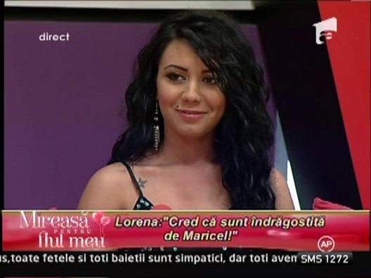 Lorena: "Cred ca sunt indragostita de Maricel"