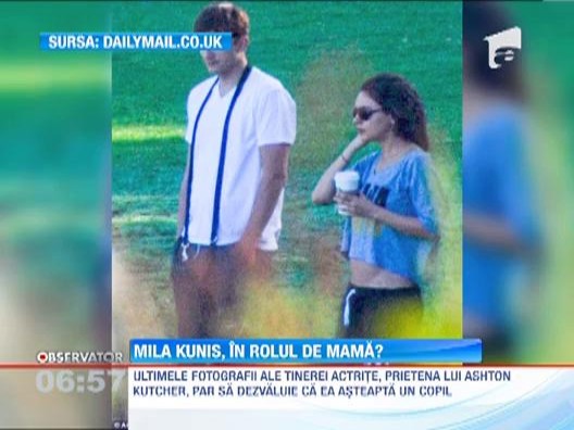 Mila Kunis si Ashton Kutcher se pregatesc sa devina parinti