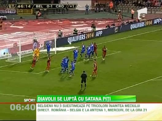 Belgienii vor sa-i invinga pe tricolori la scor