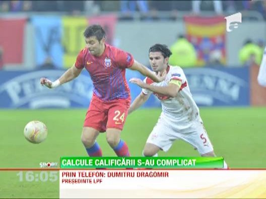 Calculele calificarii s-au complicat pentru Steaua