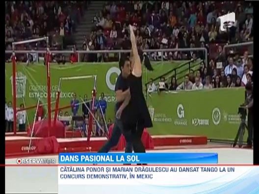 Catalina Ponor si Marian Dragulescu, dans pasional la sol