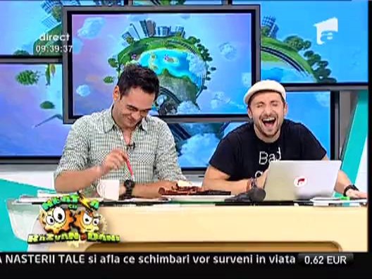 Razvan si Dani se amuza dupa ce Roxana Vancea afirma ca a slabit