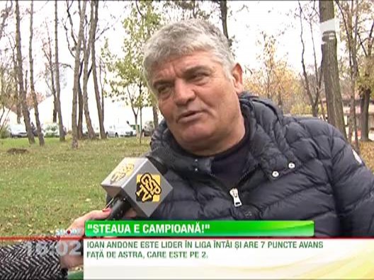 Ioana Andone: "Steaua e campioana!"