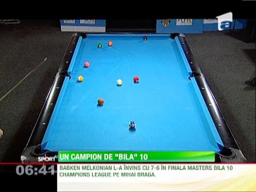 Babken Melkonian, noul Campion al Mastersului Bila 10