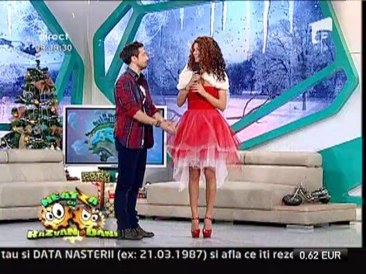Natalia Barbu a intrat in spiritul Craciunului