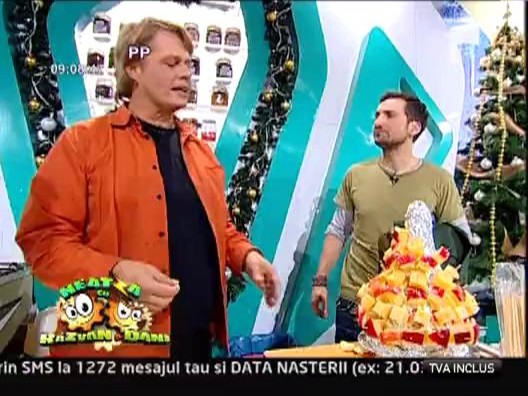 "Bradut din fructe si branzaturi"